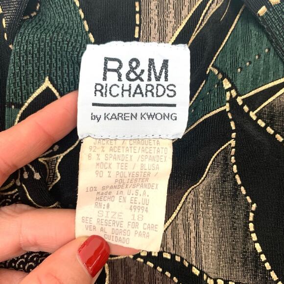 R&M Richards Two Piece Jacket Top - Picture 11 of 11